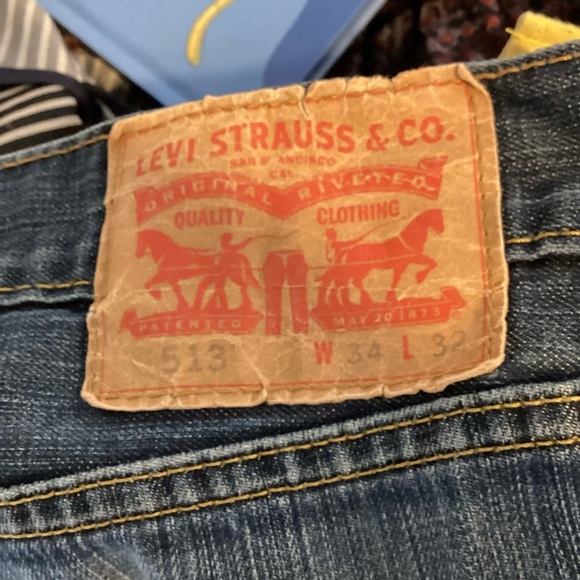 Levi 513 jeans. Waist 34, leg 32. Unisex - Picture 11 of 13